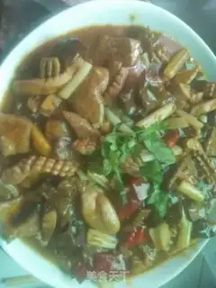 Make The liver and the waist are fried step 9