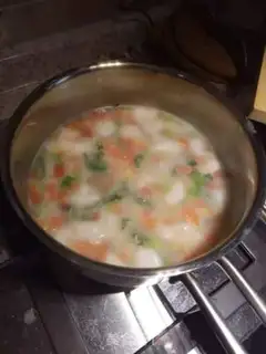 Make Tomato tori porridge step 5
