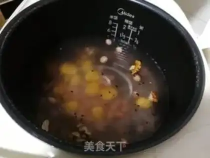 Make ♪ The gruels of the red date ♪ step 2