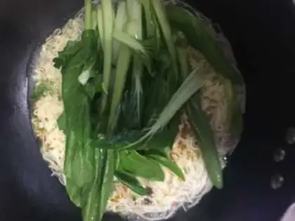 Make Soy sauced egg noodles step 5
