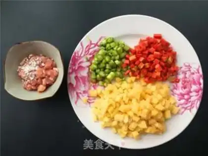 Make Potato fried meat step 1