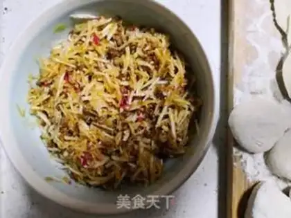Make The radish dumplings step 5