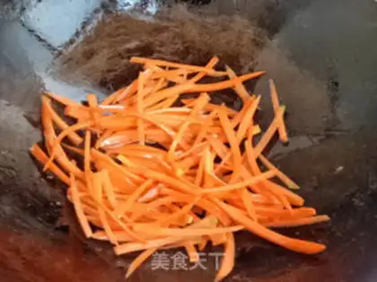 Make The rose carrot, the golden needle step 6