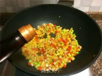 Make Potato fried meat step 7