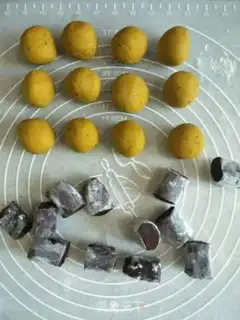 Make Pumpkin rice cake step 3