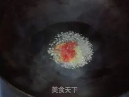 Make Creaming pepper garlic oatmeal step 2
