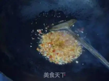 Make Creaming pepper garlic oatmeal step 3