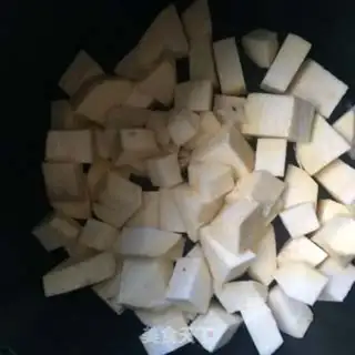 Make Potato rice congee step 1