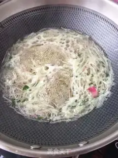 Make Eggs and dumplings step 14