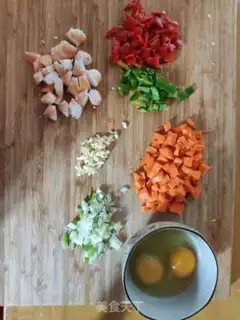 Make Egg fried rice step 0