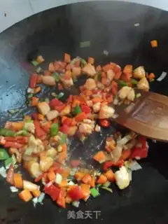 Make Egg fried rice step 4