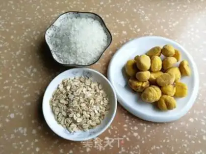 Make Chestnut oatmeal step 0