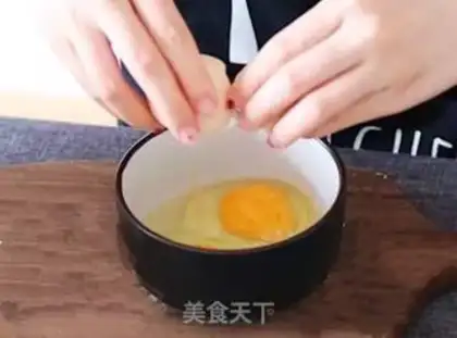Make Roses holding eggs and dumplings step 6
