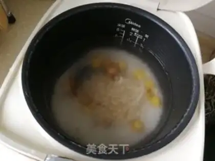 Make Chestnut oatmeal step 1