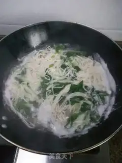 Make Scrawny egg noodles step 7