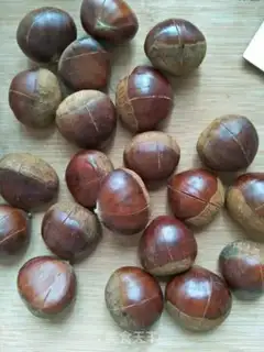 Make Baked chestnuts step 1