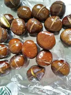 Make Baked chestnuts step 6
