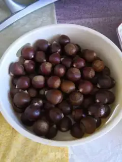Make Baked chestnuts step 1