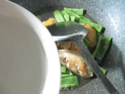Make The bean horns are burning step 4