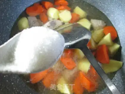 Make Carrot potatoes on the rib step 7