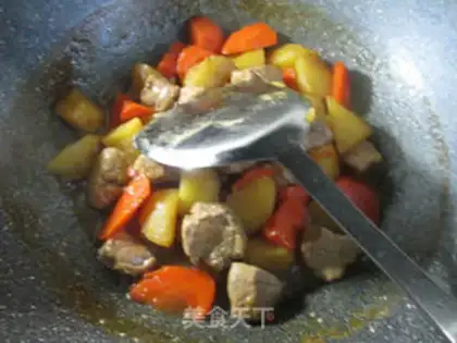 Make Carrot potatoes on the rib step 11