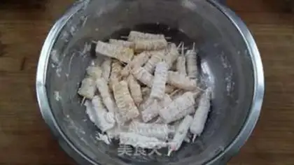 Make Gold corn string step 3