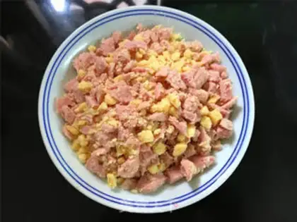 Make Cheese sausage bag step 3