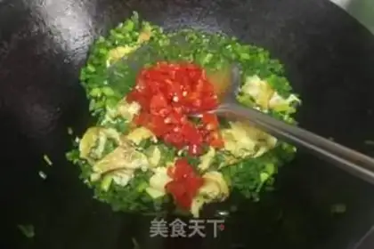 Make Meat and eggs and moss step 6