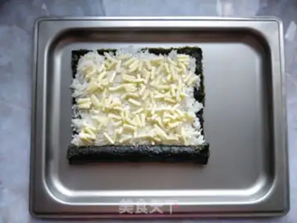 Make Sushi pizza step 2