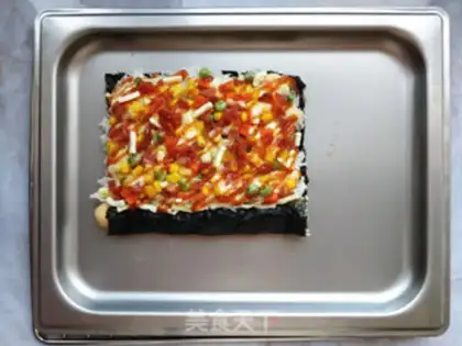 Make Sushi pizza step 6