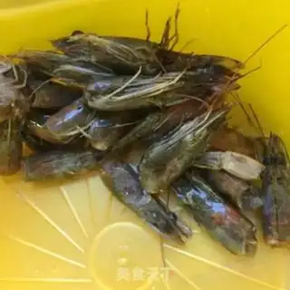 Make Shrimp head is fried with handmeat step 3