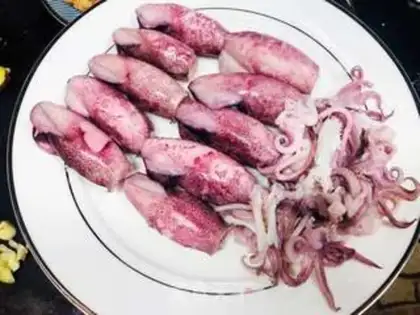 Make Soy squid drums step 0