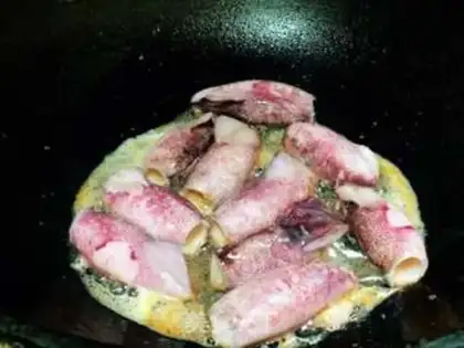 Make Soy squid drums step 2