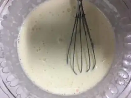 Make Egg pancakes step 4