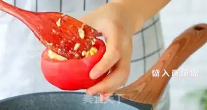 Make Tomato egg glasses step 4