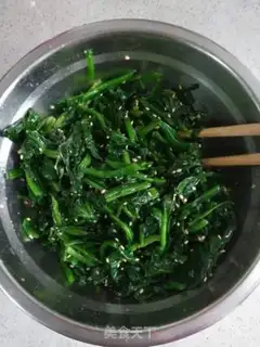 Make Homemade sugar spinach step 7