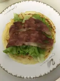 Make Egg pancakes bacon step 4