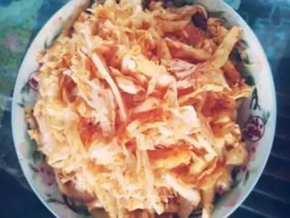Make Spicy cabbage fans step 11