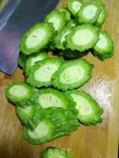Make Bitter melon step 1