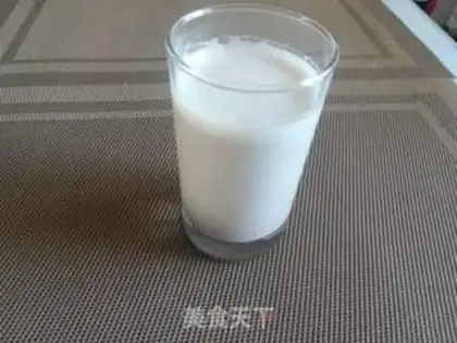 Make Banana red bean shake step 7