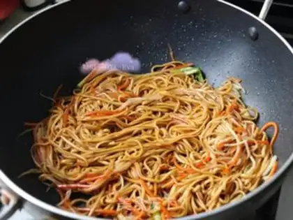 Make Fried noodles step 8