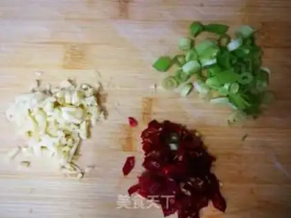 Make Dry pot tofu step 1