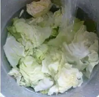 Make Blackwood, pasta, cabbage step 4