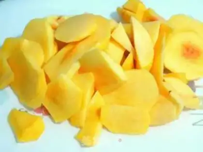 Make Peach sauce step 0