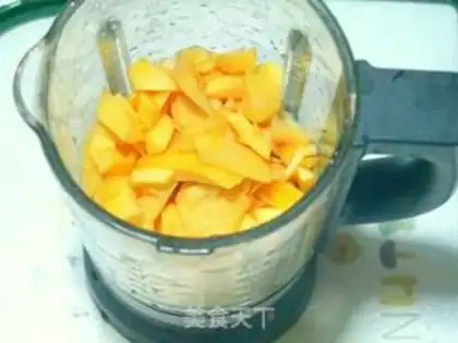 Make Peach sauce step 1