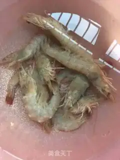 Make Sauce and shrimp congee step 0
