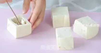 Make Vegetable tofu box step 3