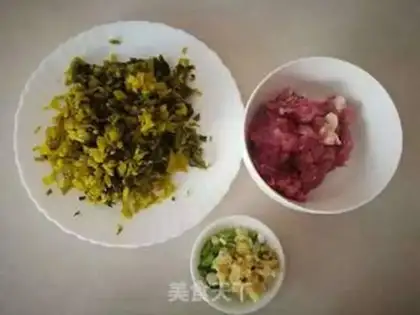 Make Snow veal sushi noodles step 1
