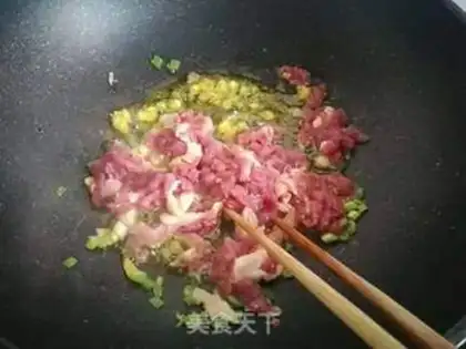 Make Snow veal sushi noodles step 3