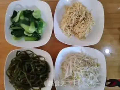 Make Fishball rice line step 1